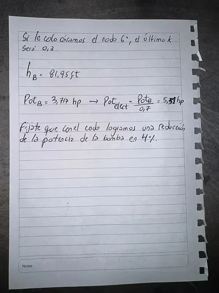 Hoja 4 de Parcial resuelto de Flujo en Cañerias